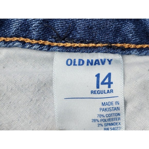 Old Navy Rockstar Women’s Jeans Size 14 Reg Blue Medium Wash - Picture 7 of 10